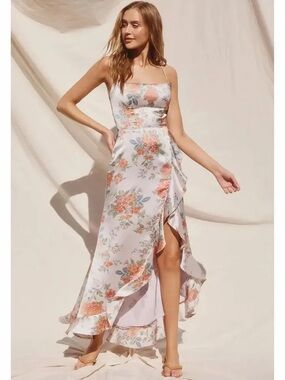 Dress Forum Floral Satin Dress